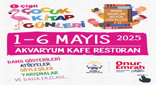 Çiğli'de çocuklara kitap dolu bir hafta