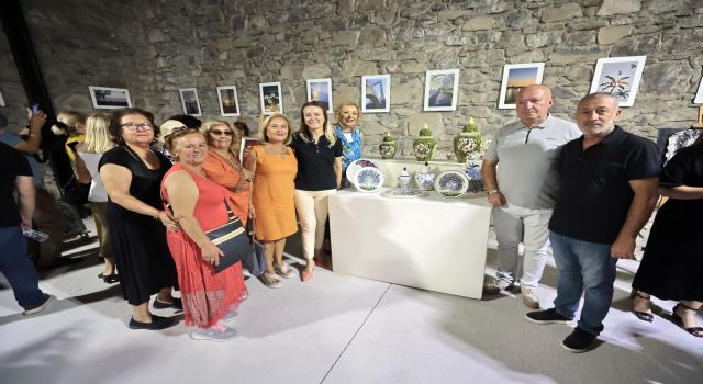 Konak’ta kursiyerlerden iz bırakan sergi...