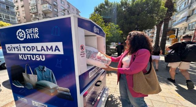 Konaklılar'ın eski giysileri geri dönüşüme gidiyor