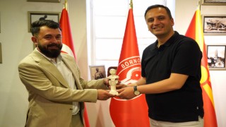 Bornova Belediyesi Makedon heyeti ağırladı