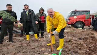 Menemen’de fidanlar, yeşil vatan için dikildi