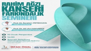 Bayraklı'da 'Rahim ağzı kanseri' farkındalık semineri